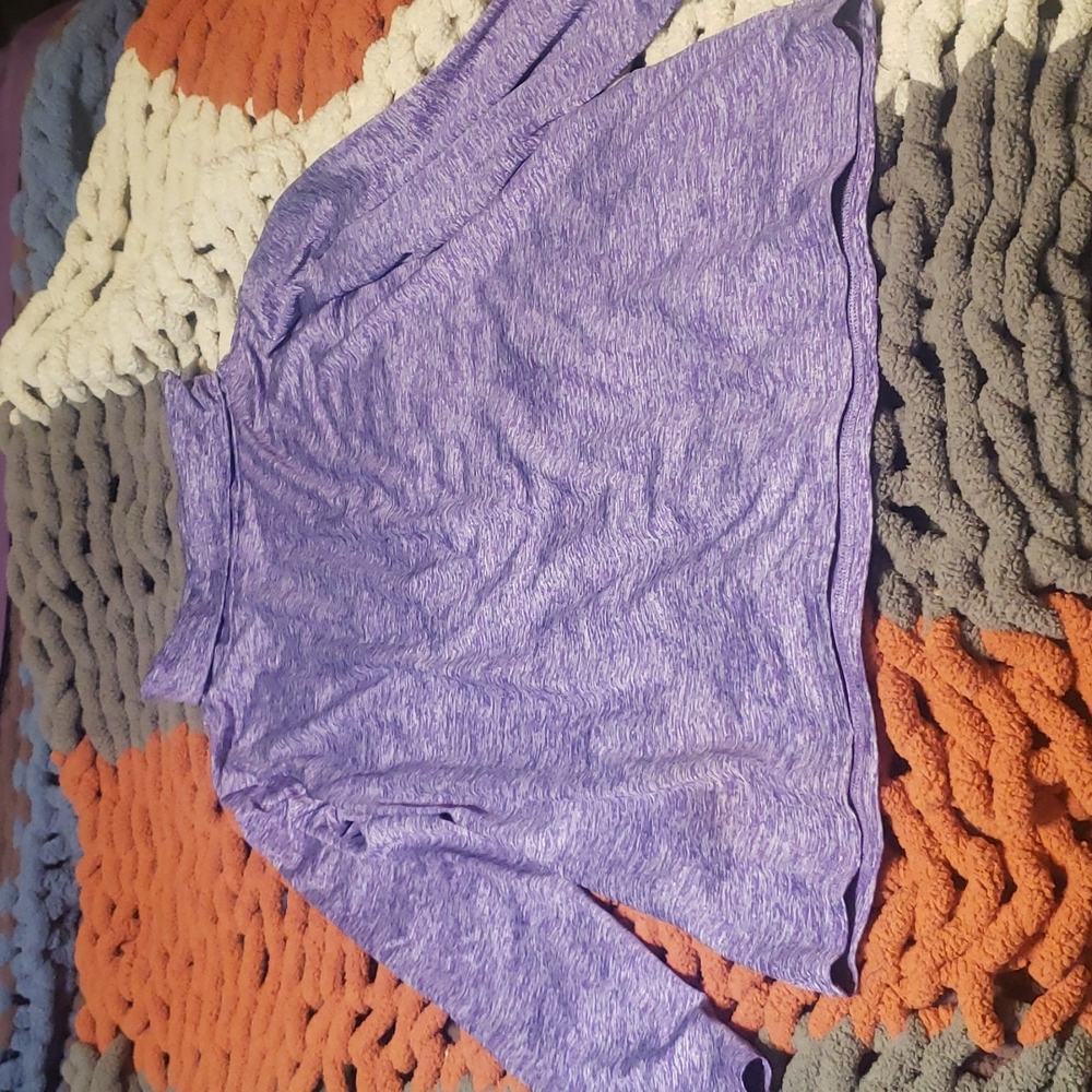 Size XL cowl neck light weight sweatshirt, used but great condition, purple